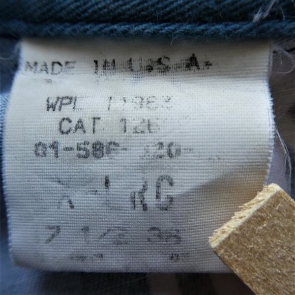 Roper Rodeo Blue Shirt Western Button Down Texas Aztec Peaked Yoke Flap XL Turq - Picture 8 of 8